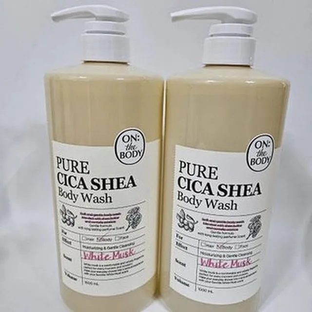 온더바디 퓨어 시카 쉐어 바디워시 화이트머스크향 1L 2개 x3SET(LC)