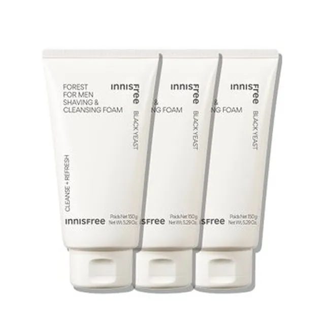 이니스프리 포레스트 포맨 쉐이빙 & 클렌징 폼 150g 3개
