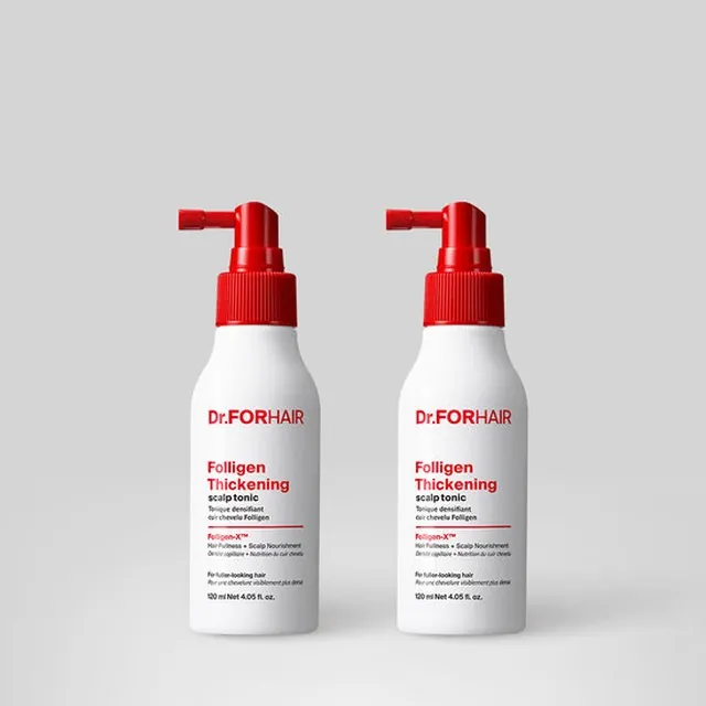 닥터포헤어 [볼륨강화 두피영양제] 폴리젠 씨크닝 스칼프 토닉 120ml x2