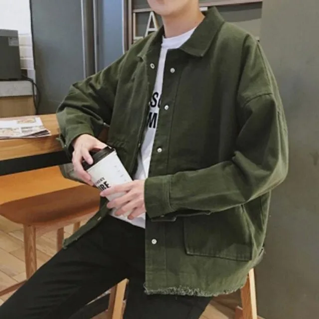 아트박스 와인앤쿡 면 재킷 아우터 캐주얼 남방