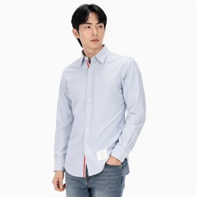 히든 삼선 MWL010E F0313 480 톰브라운 남성 옥스포드 셔츠