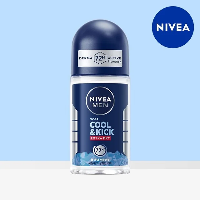 니베아 맨 데오드란트 롤온 쿨 앤 킥 50ml 1개